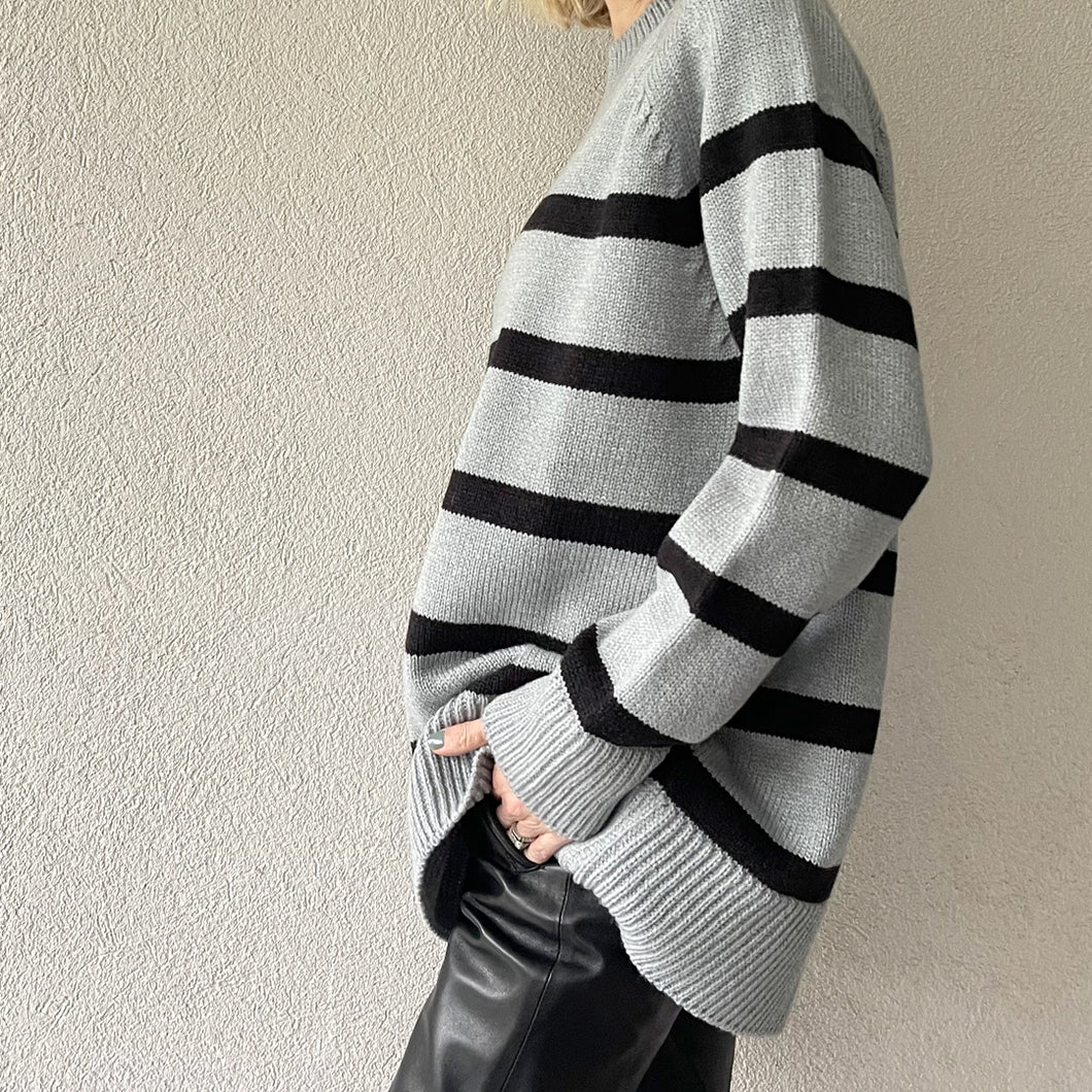 Sweater Stripes Gray